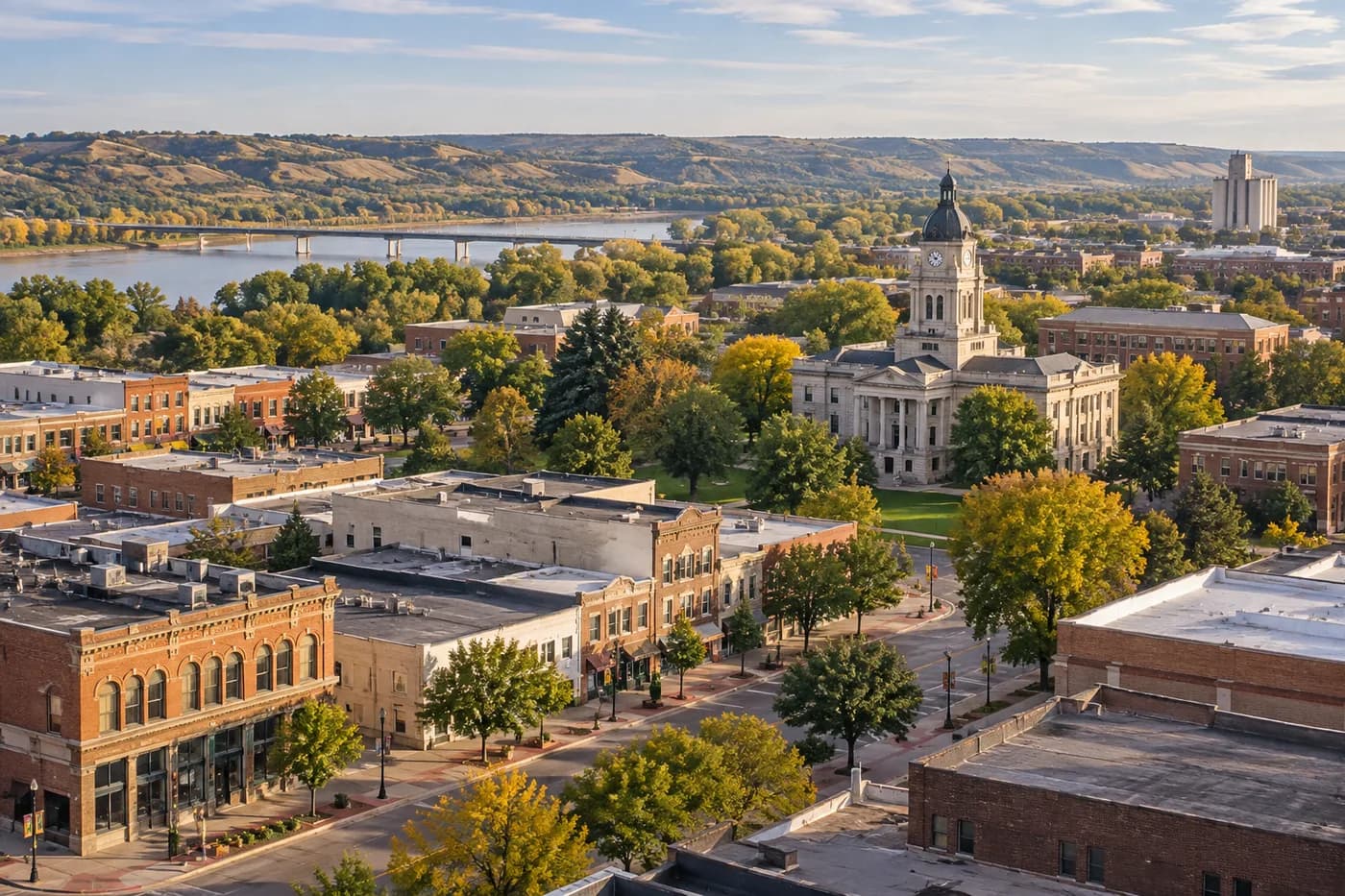 Vermillion, South Dakota cityscape