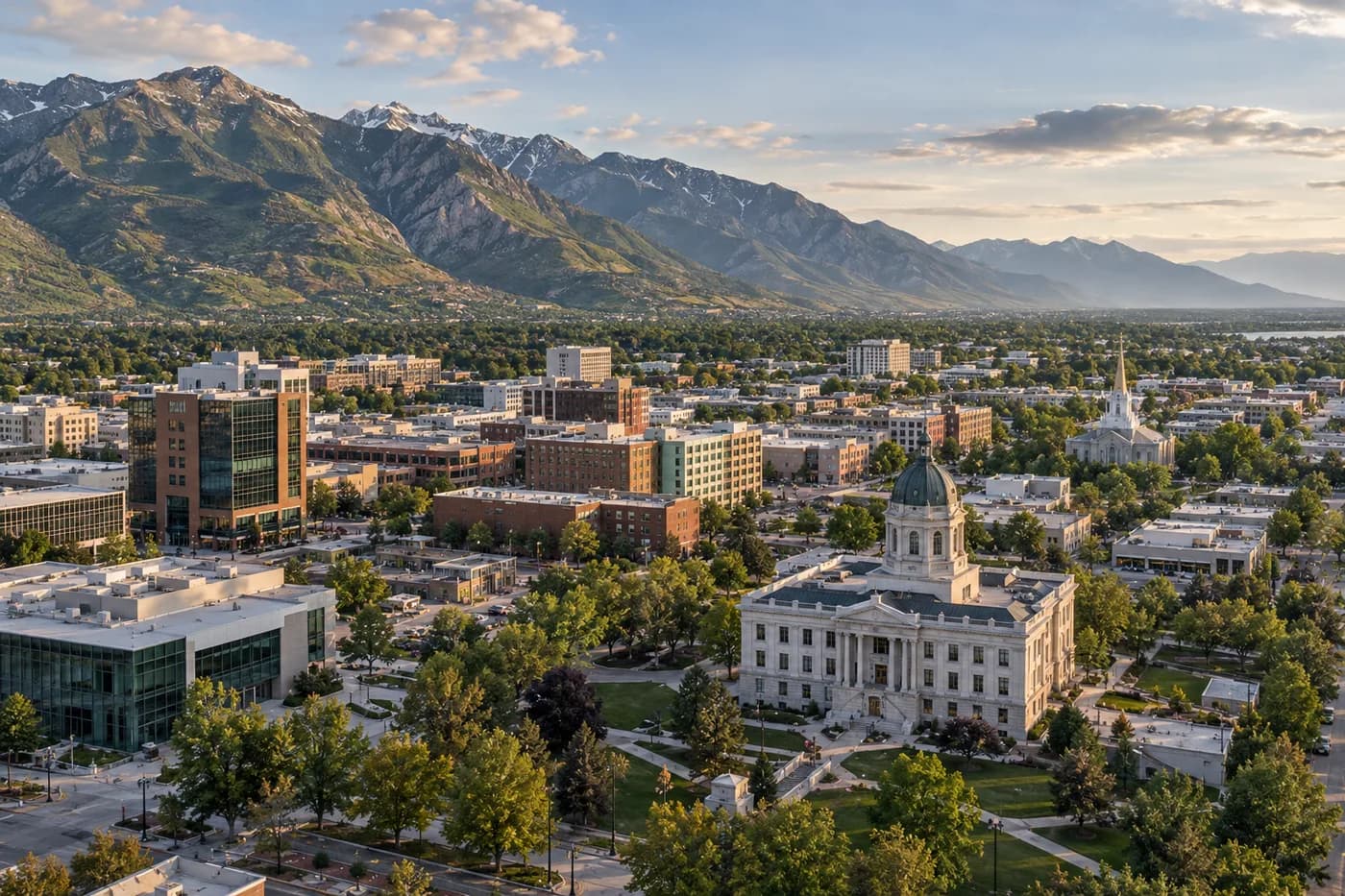 Provo, Utah cityscape