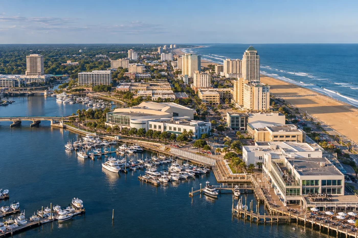 Virginia Beach, Virginia cityscape