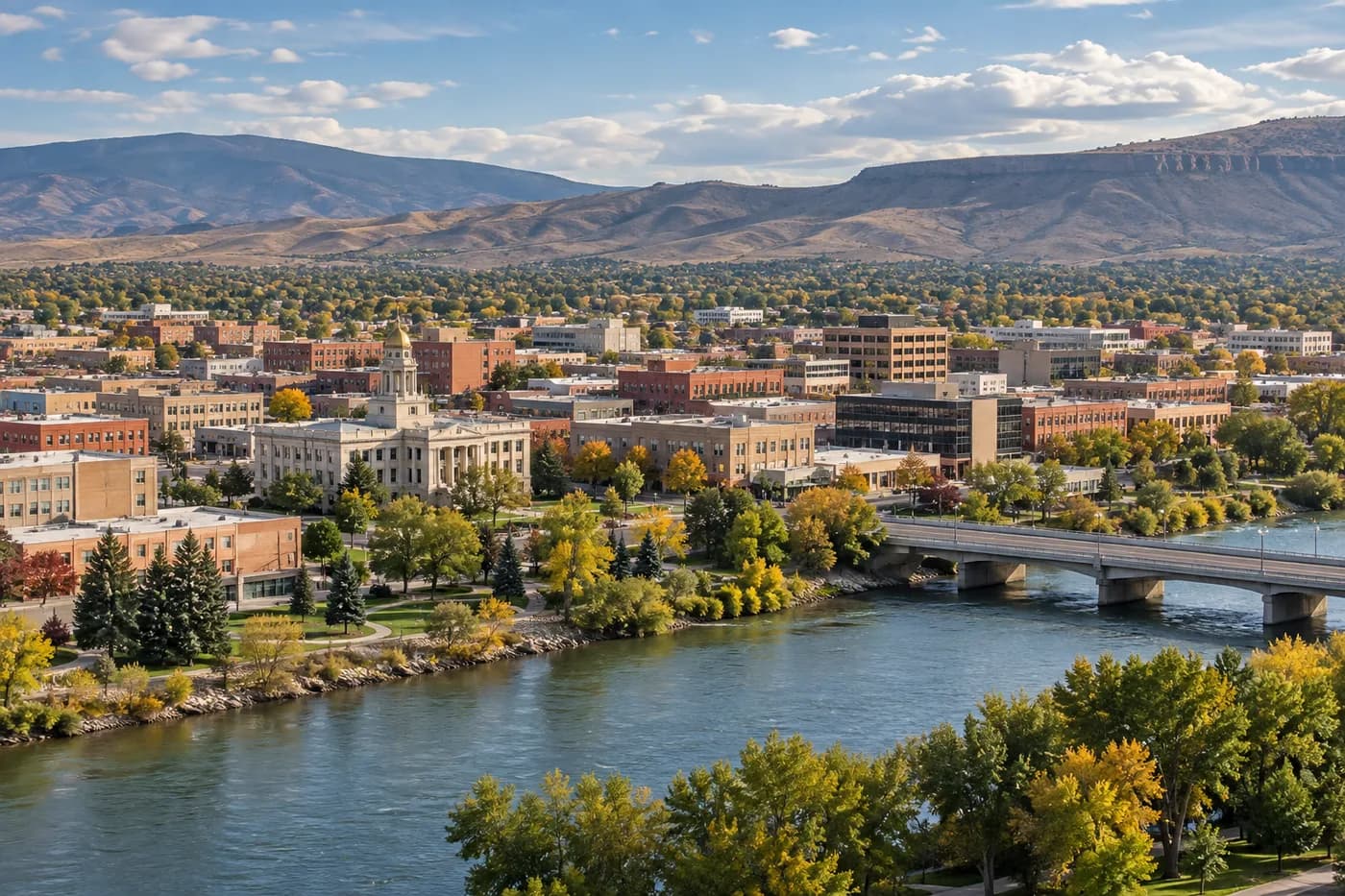 Casper, Wyoming cityscape