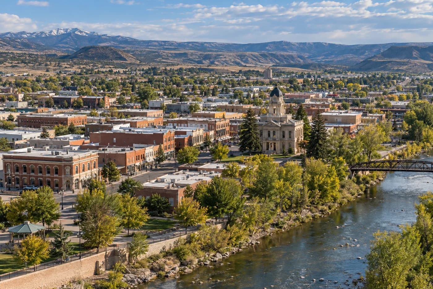 Evanston, Wyoming cityscape