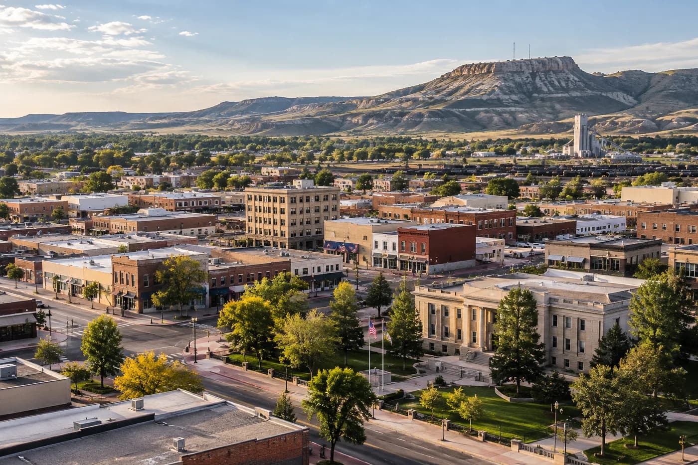 Gillette, Wyoming cityscape