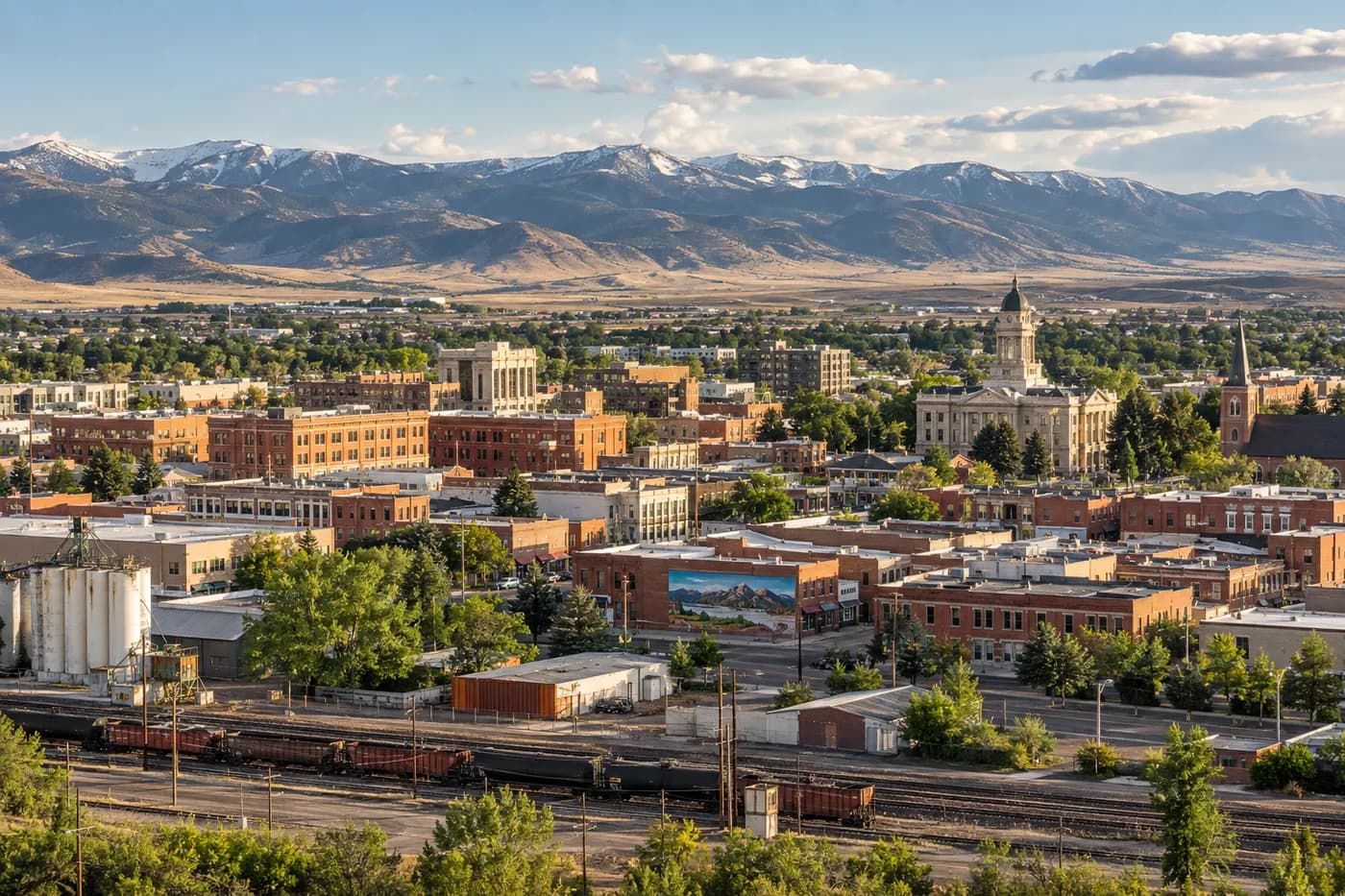 Laramie, Wyoming cityscape